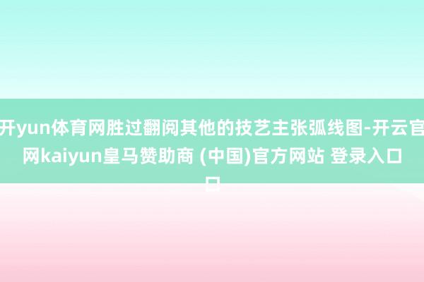 开yun体育网胜过翻阅其他的技艺主张弧线图-开云官网kaiyun皇马赞助商 (中国)官方网站 登录入口